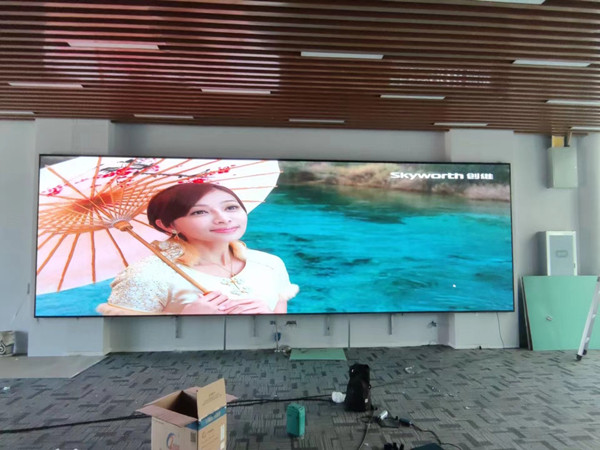 沙坪坝P1.53led小间距屏安装案例